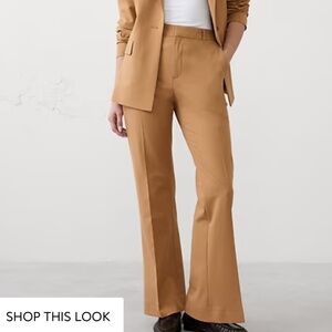 Banana Republic Giovana Sculpted Bootcut Pants Brown Dress Work Pants Womens